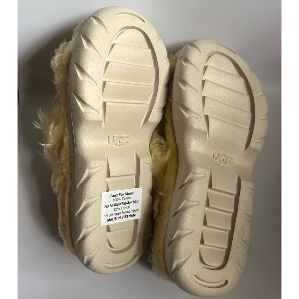 UGG Flutt Sugar sandals in YELLOW Size 7 / New No Box - Picture 9 of 9